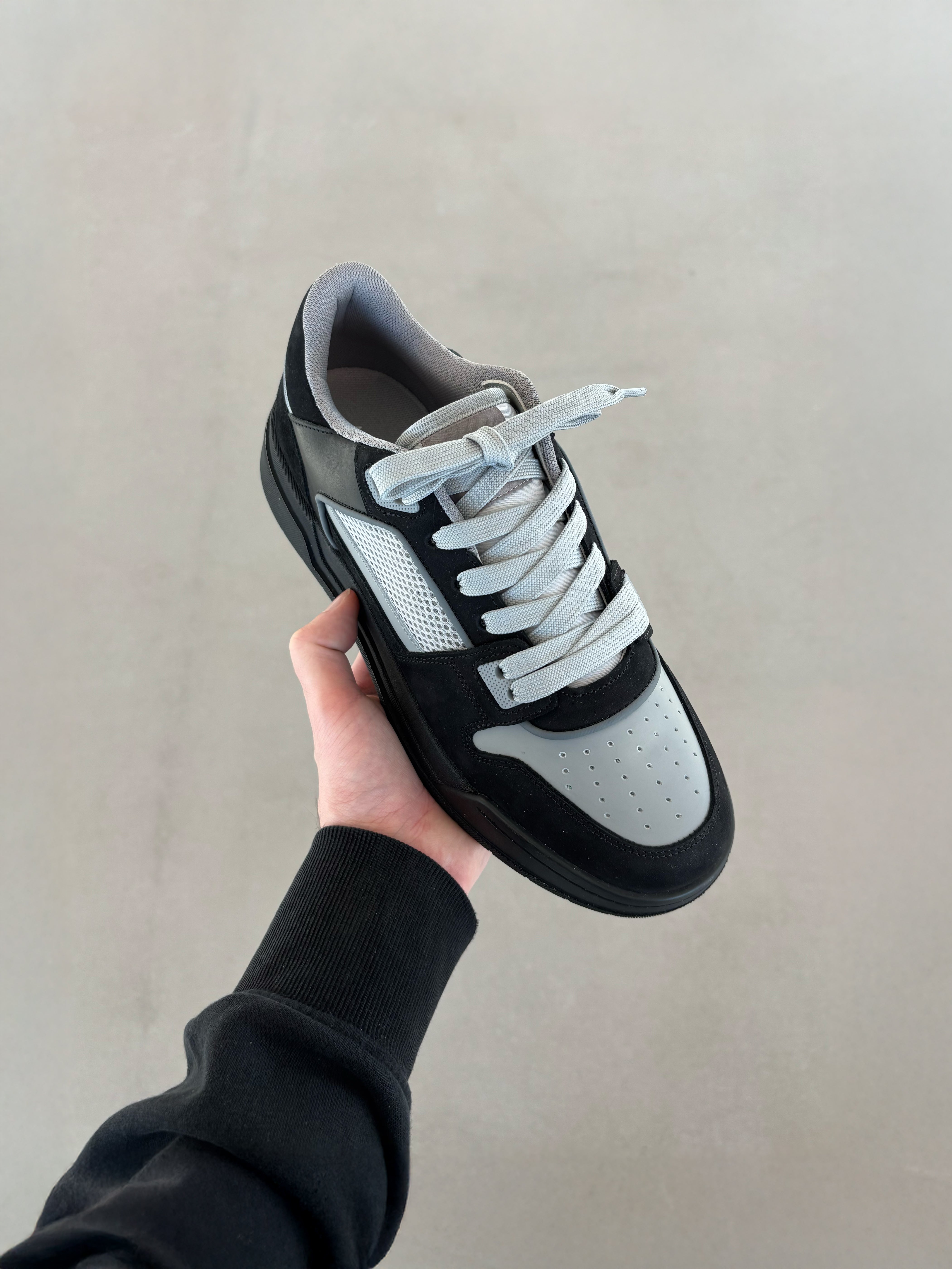 Basket Trainer in Grey Black 2.0