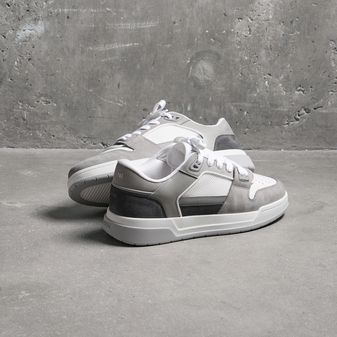 Basket Trainer in White Stone