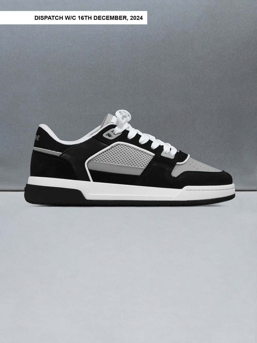 Basket Trainer in Grey Black