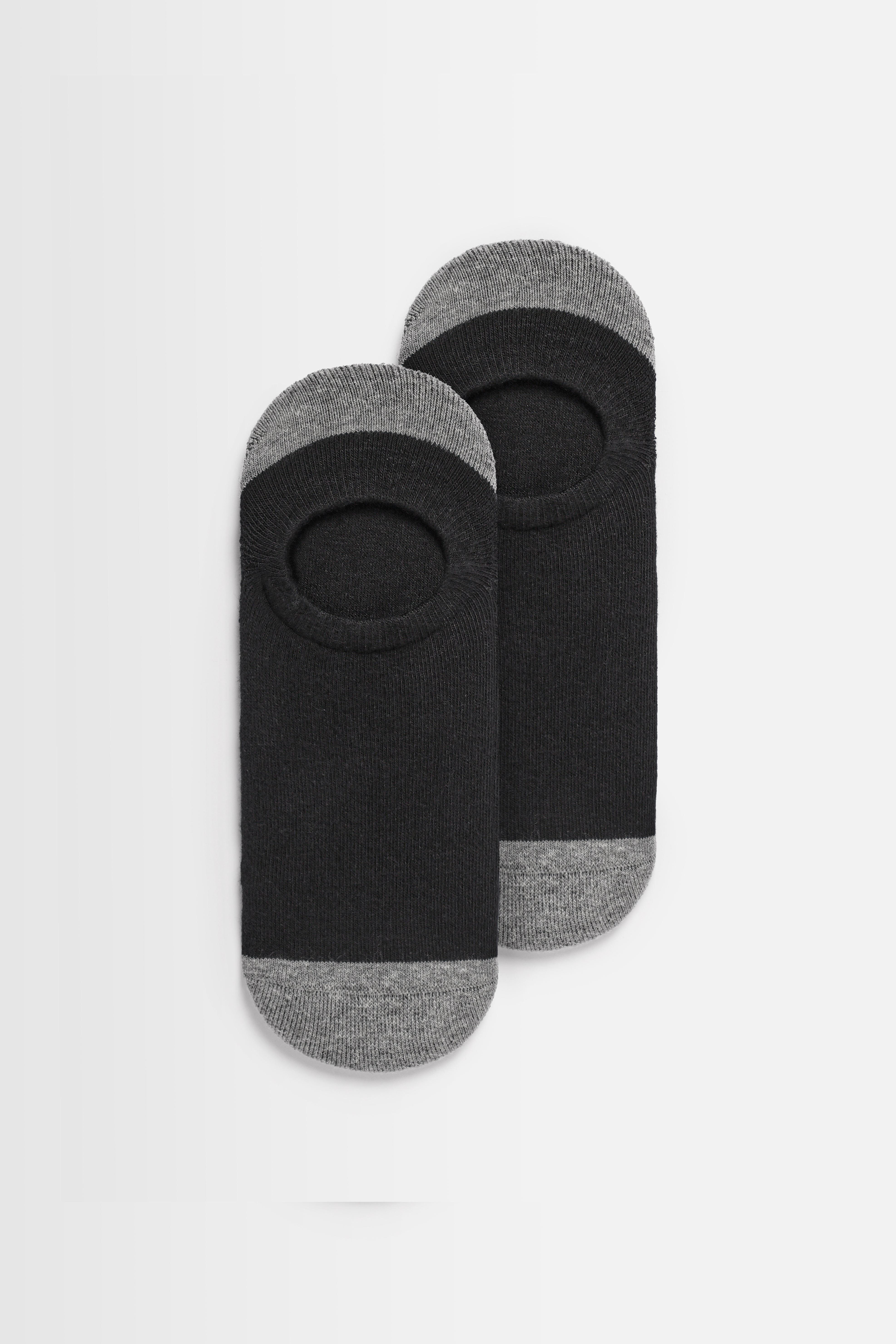 3 Pack ARNE Invisible Socks in Black White Grey