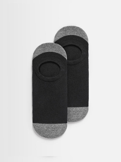 3 pack ARNE Invisible Socks in Black