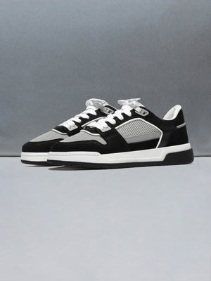 Basket Trainer in Grey Black