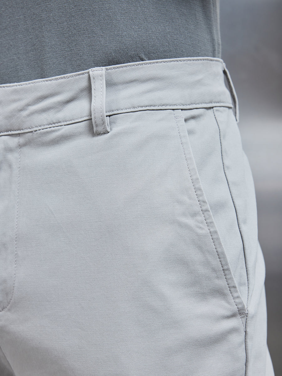 Mid Weight Tailored Chino Trouser in Stone