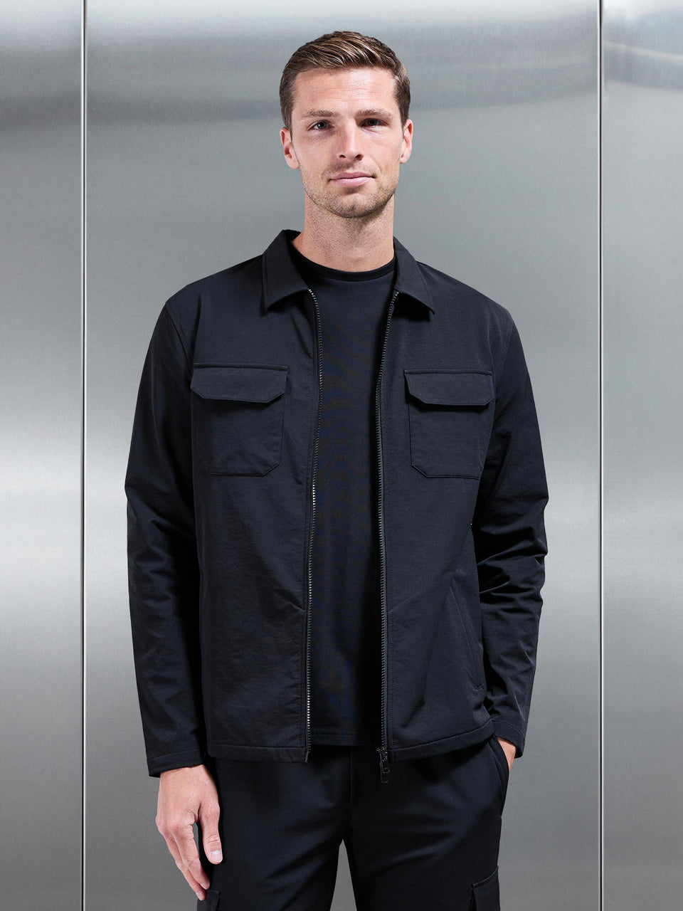 Cargo Jacket in Black
