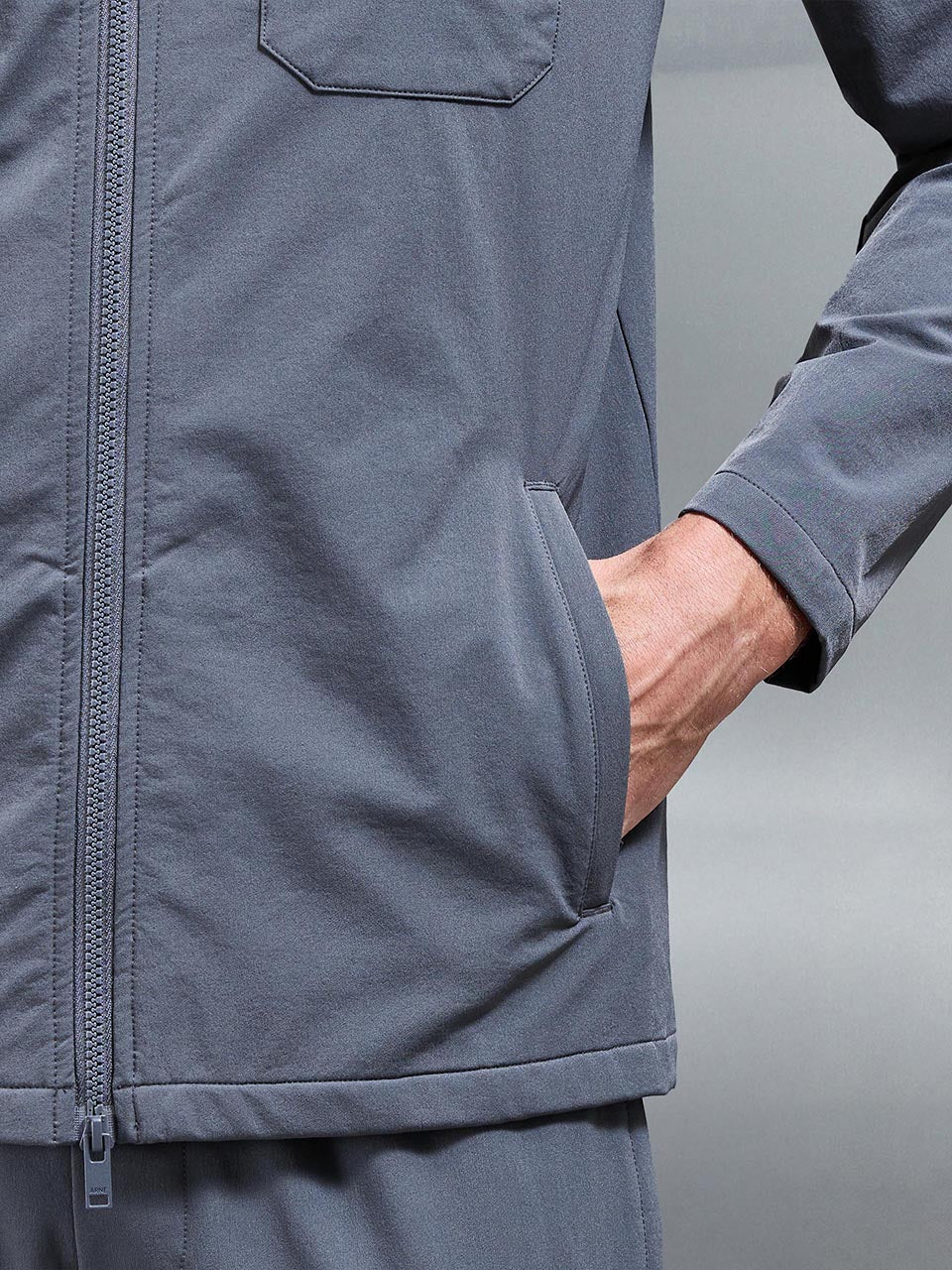 Cargo Jacket in Grey