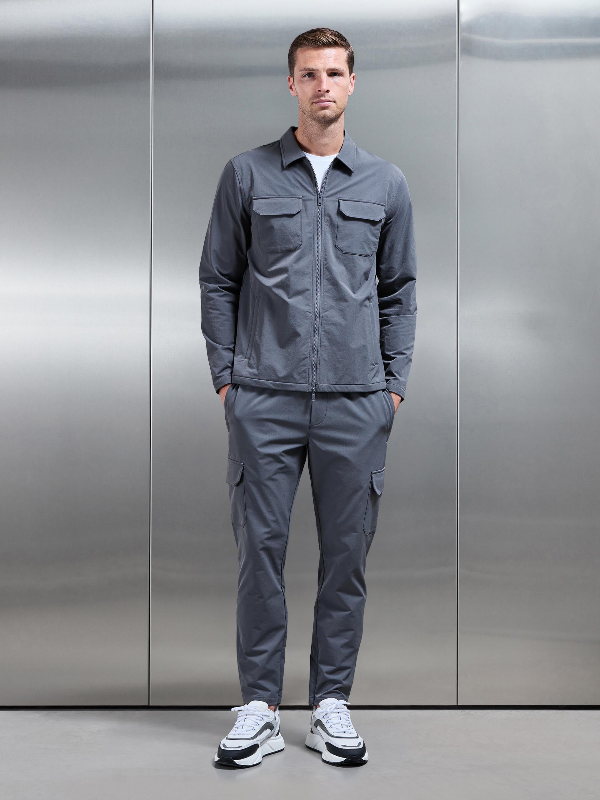 Cargo Jacket in Grey