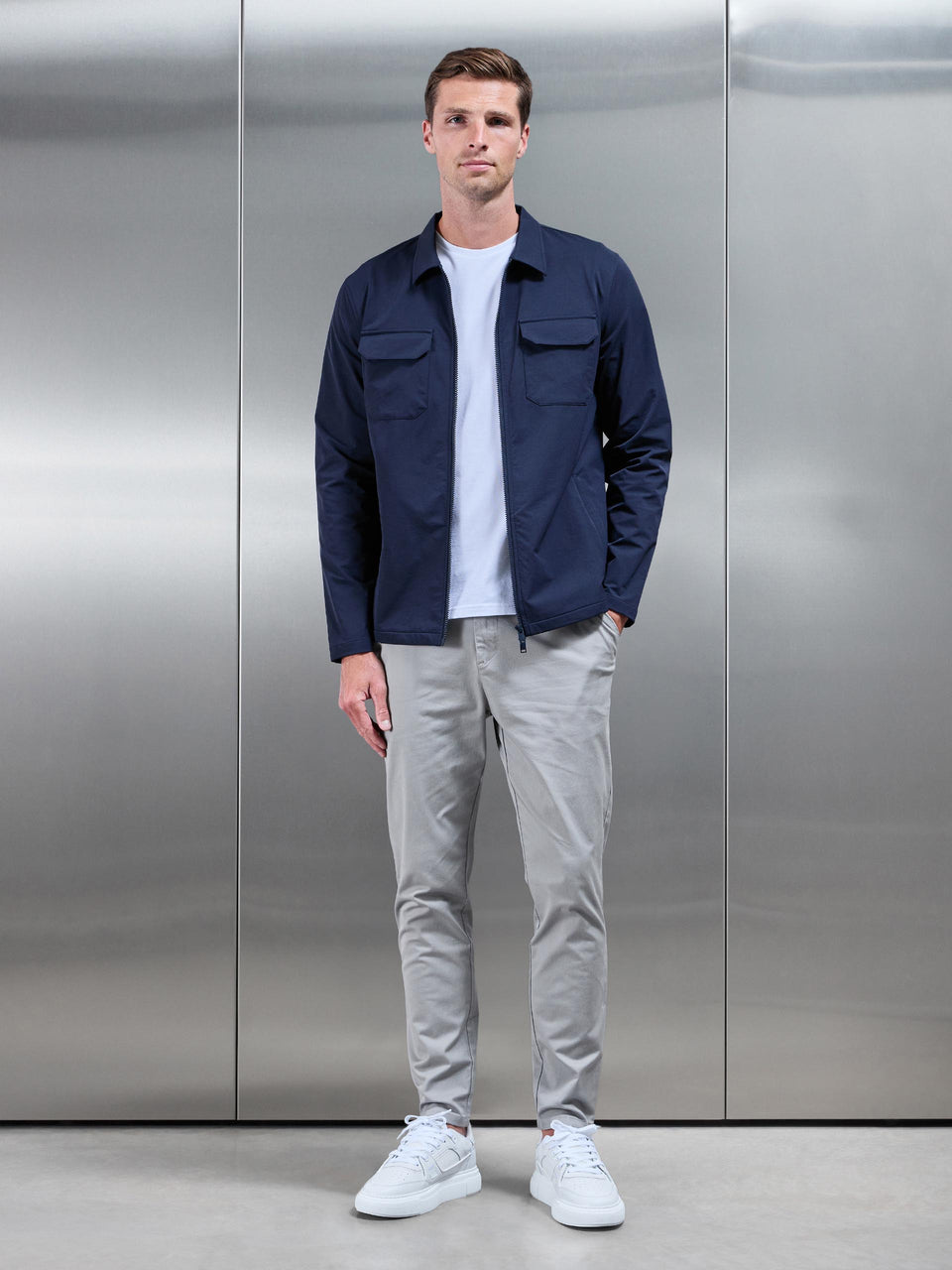 Cargo Jacket in Navy