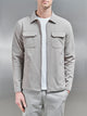 Cargo Jacket in Taupe