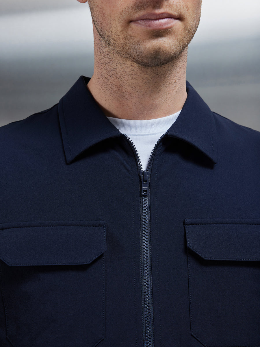 Cargo Jacket in Navy