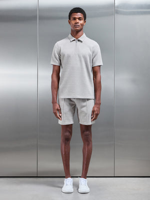 Cavour Textured Short in Stone