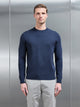 Chunky Knitted Sweatshirt in Navy