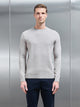 Chunky Knitted Sweatshirt in Stone