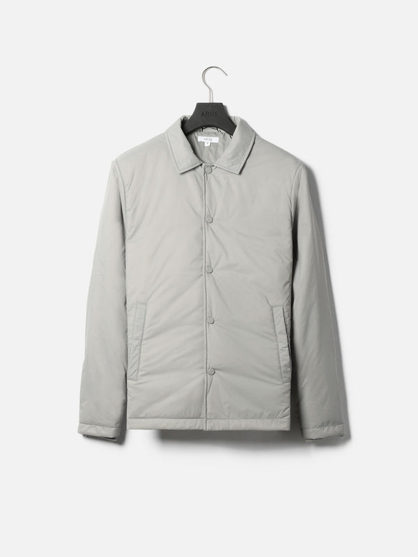 Padded Coach Jacket in Stone