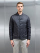 Padded Coach Jacket in Black