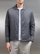 Padded Coach Jacket in Grey