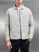 Padded Coach Jacket in Stone