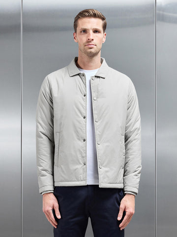 Padded Coach Jacket in Stone