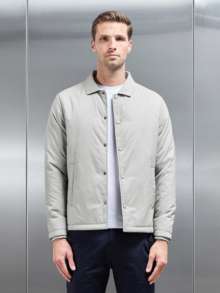 Padded Coach Jacket in Stone