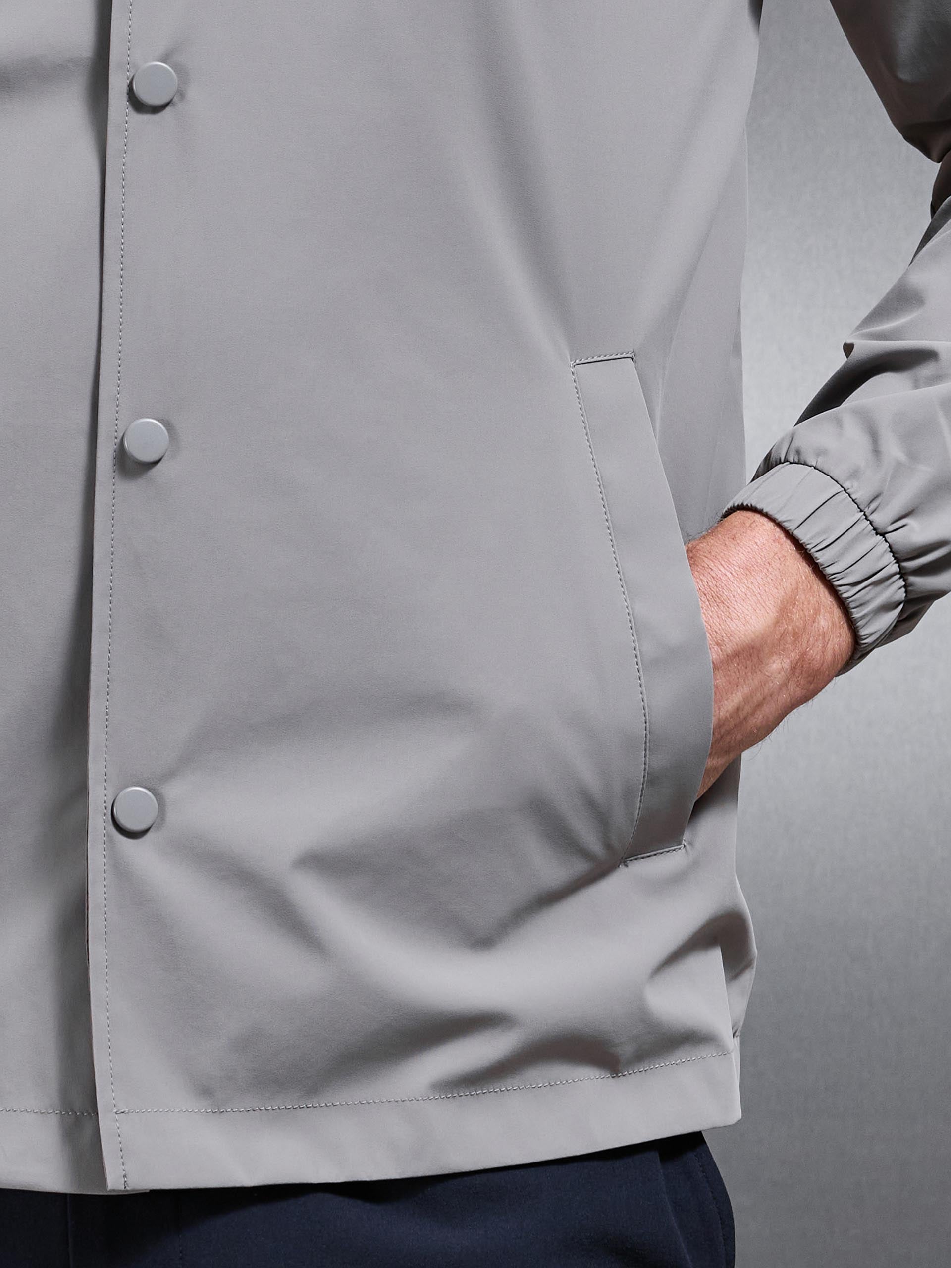 Coach Jacket In Taupe