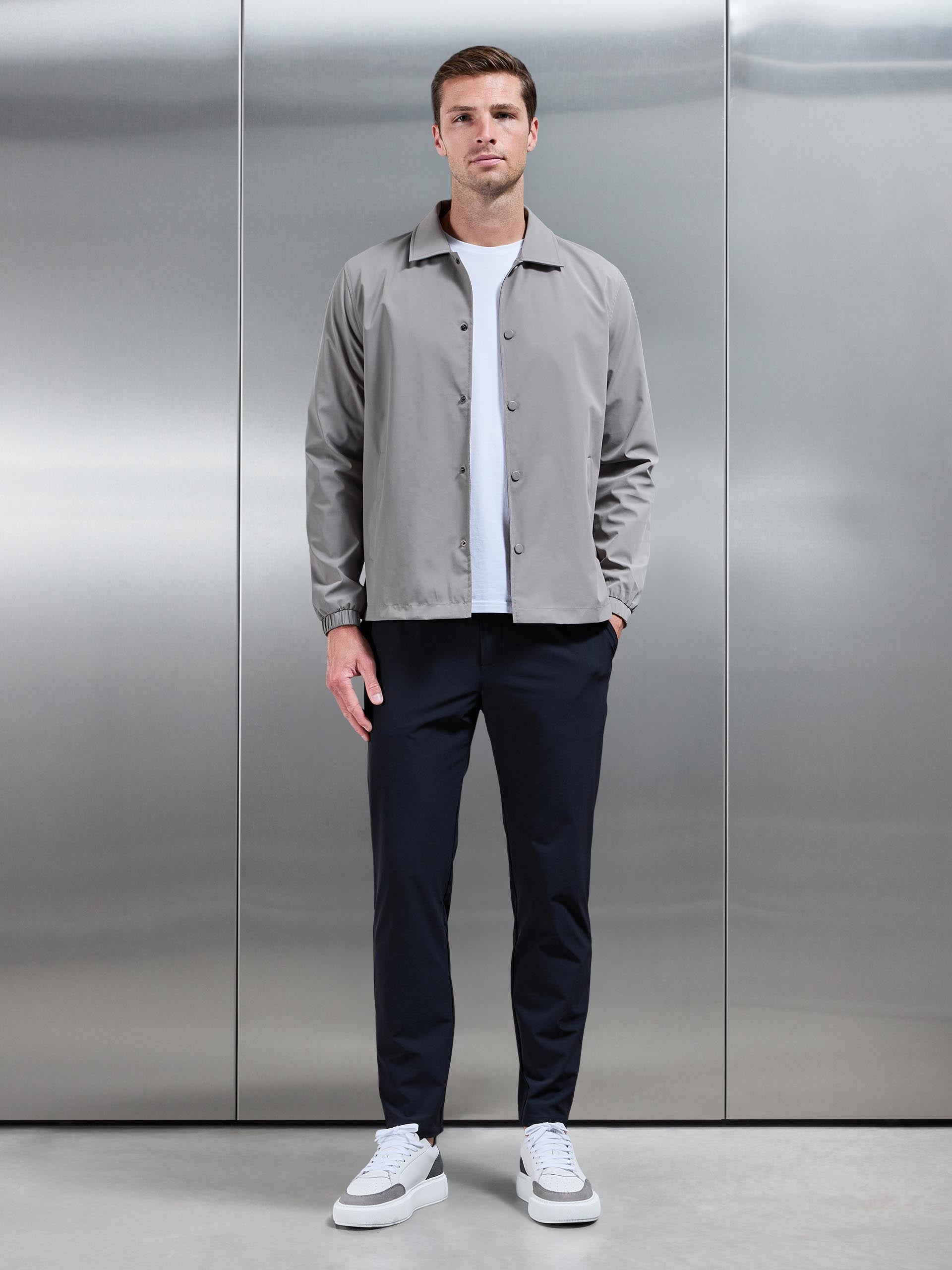 Coach Jacket In Taupe