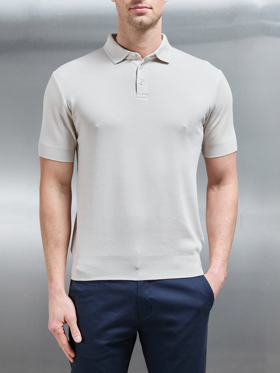 Como Polo Shirt in Stone