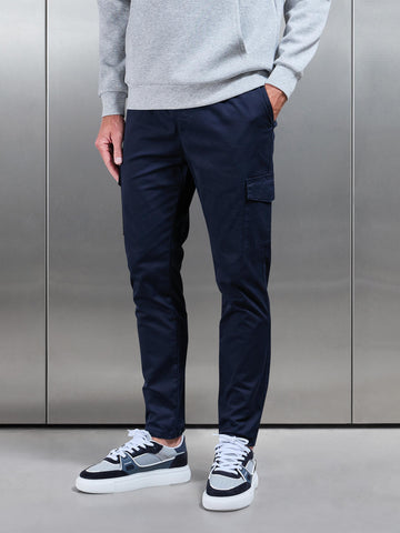 Cotton Cargo Pant in Navy