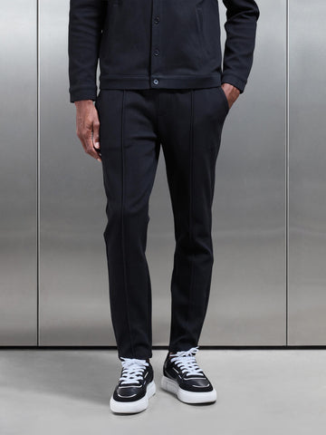 Cotton Twill Trouser in Black