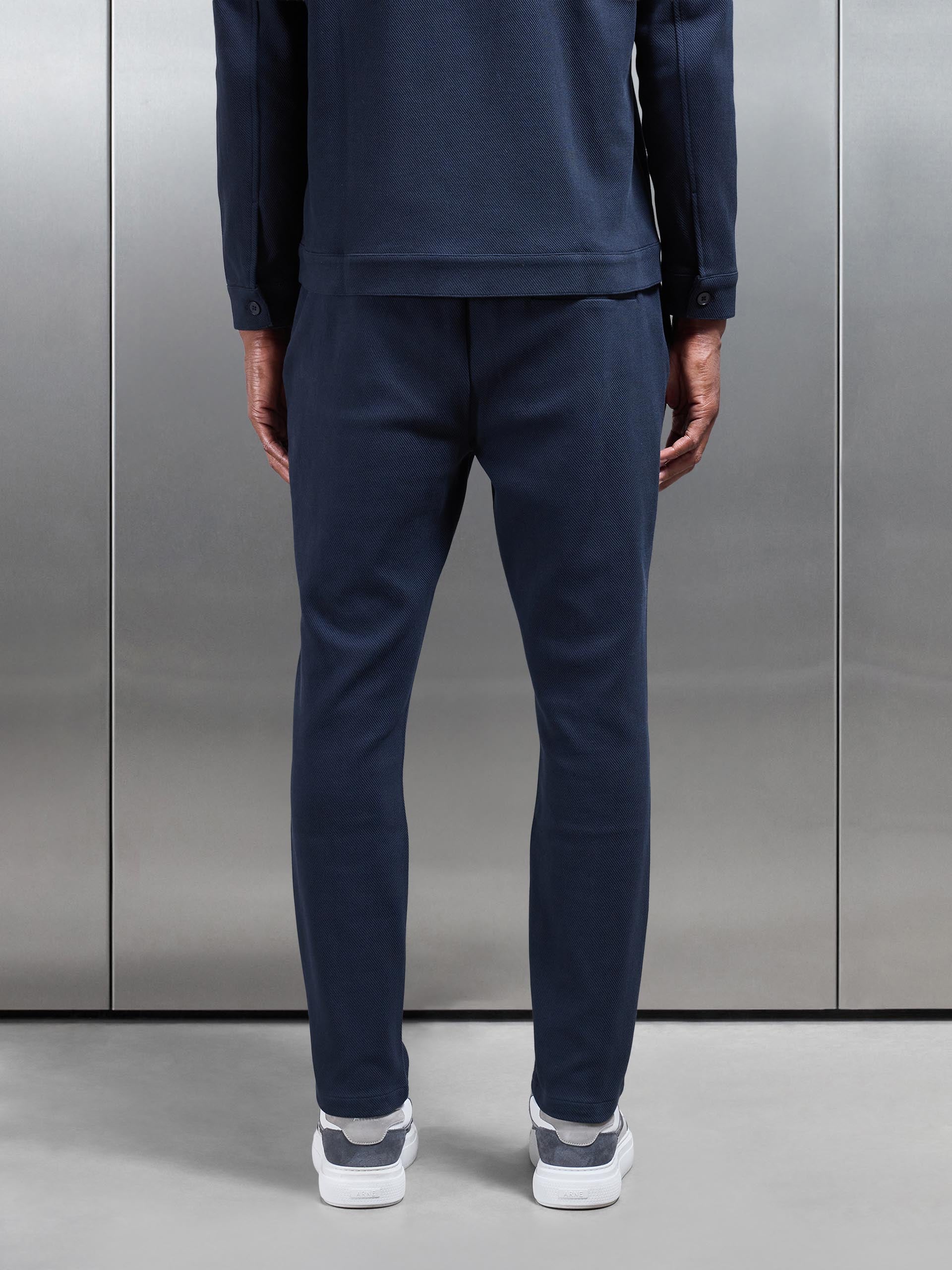 Cotton Twill Trouser in Navy