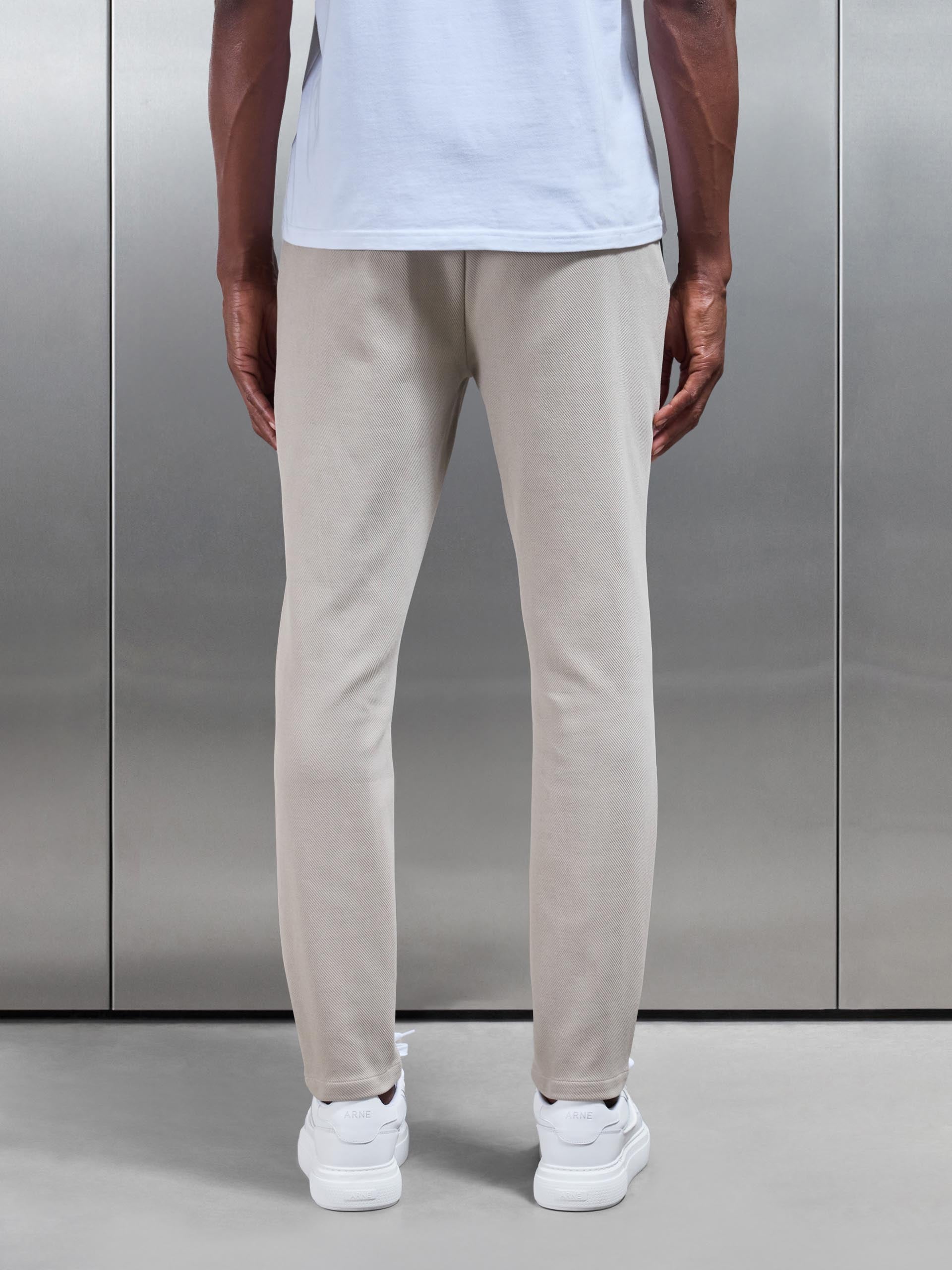 Cotton Twill Trouser in Stone