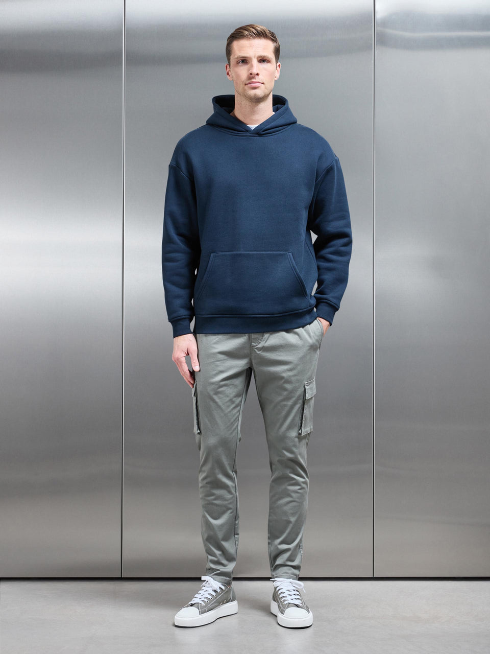 Cotton Cargo Pant in Olive