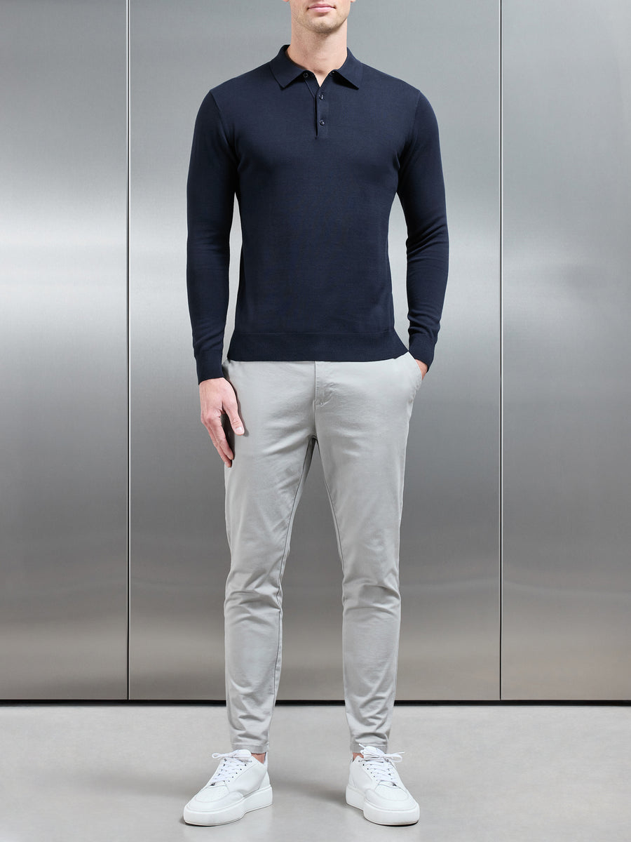 The Knit Button Short Sleeve Polo