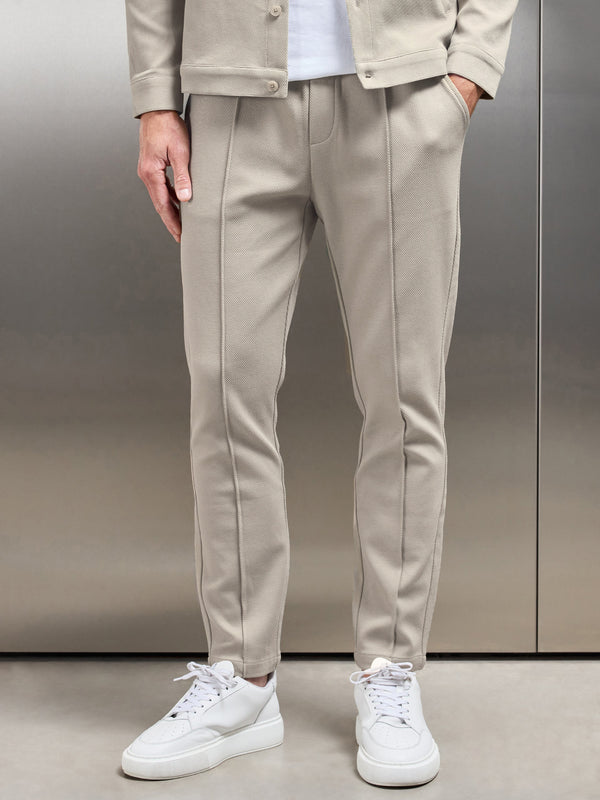 Cotton Twill Trouser in Stone