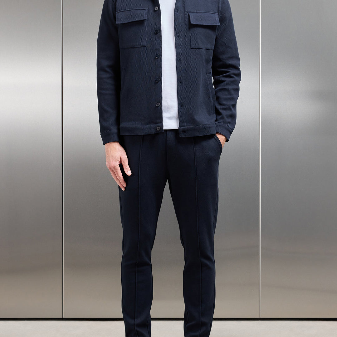 Cotton Twill Trouser in Navy