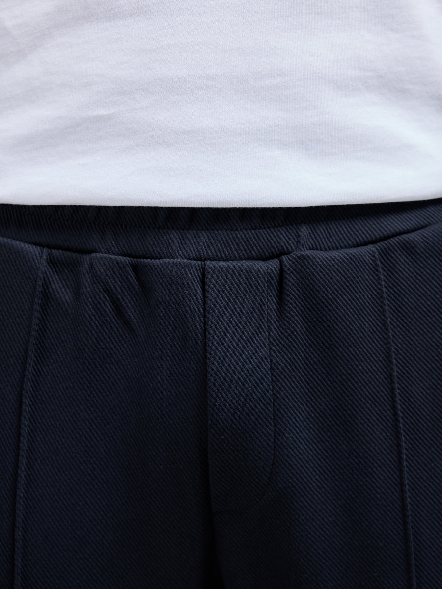 Cotton Twill Trouser in Navy