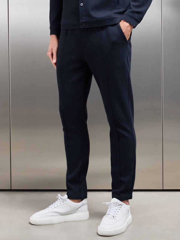 Cotton Twill Trouser in Navy