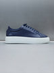 Essential Leather Trainer in Navy