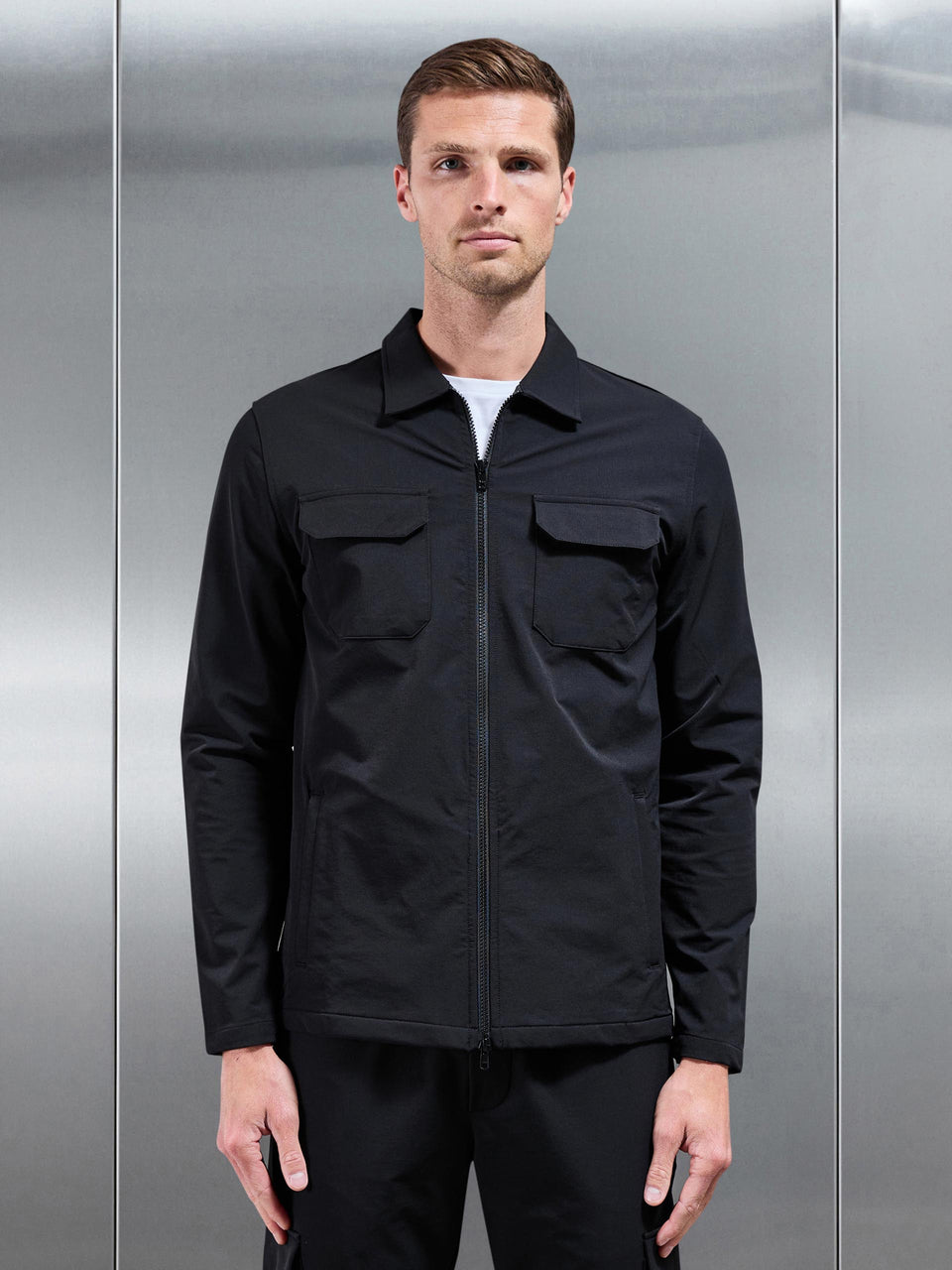 Cargo Jacket in Black