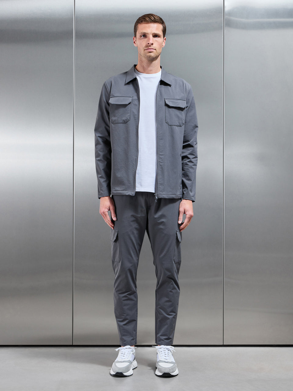 Cargo Jacket in Grey