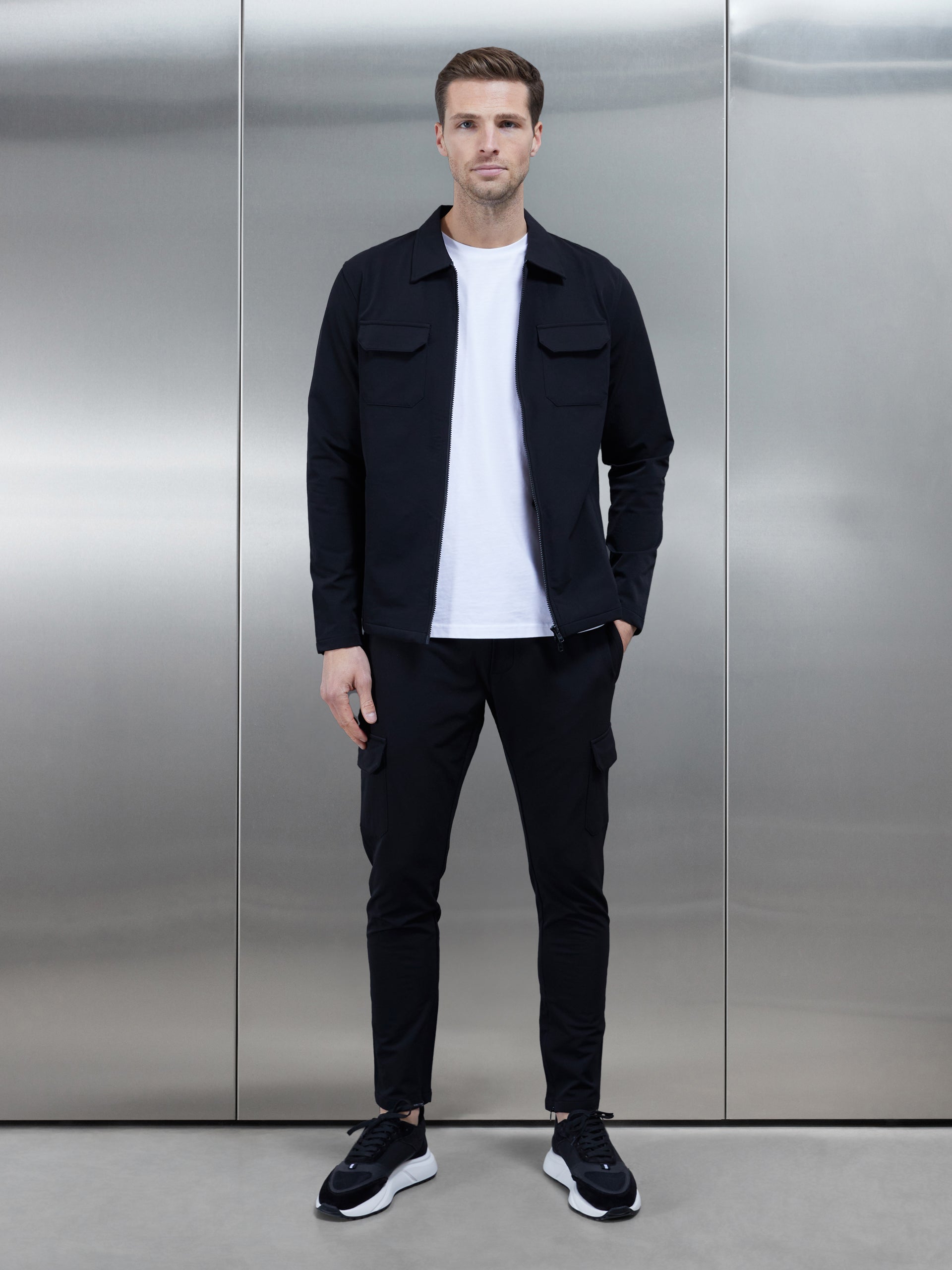 Cargo Jacket in Black