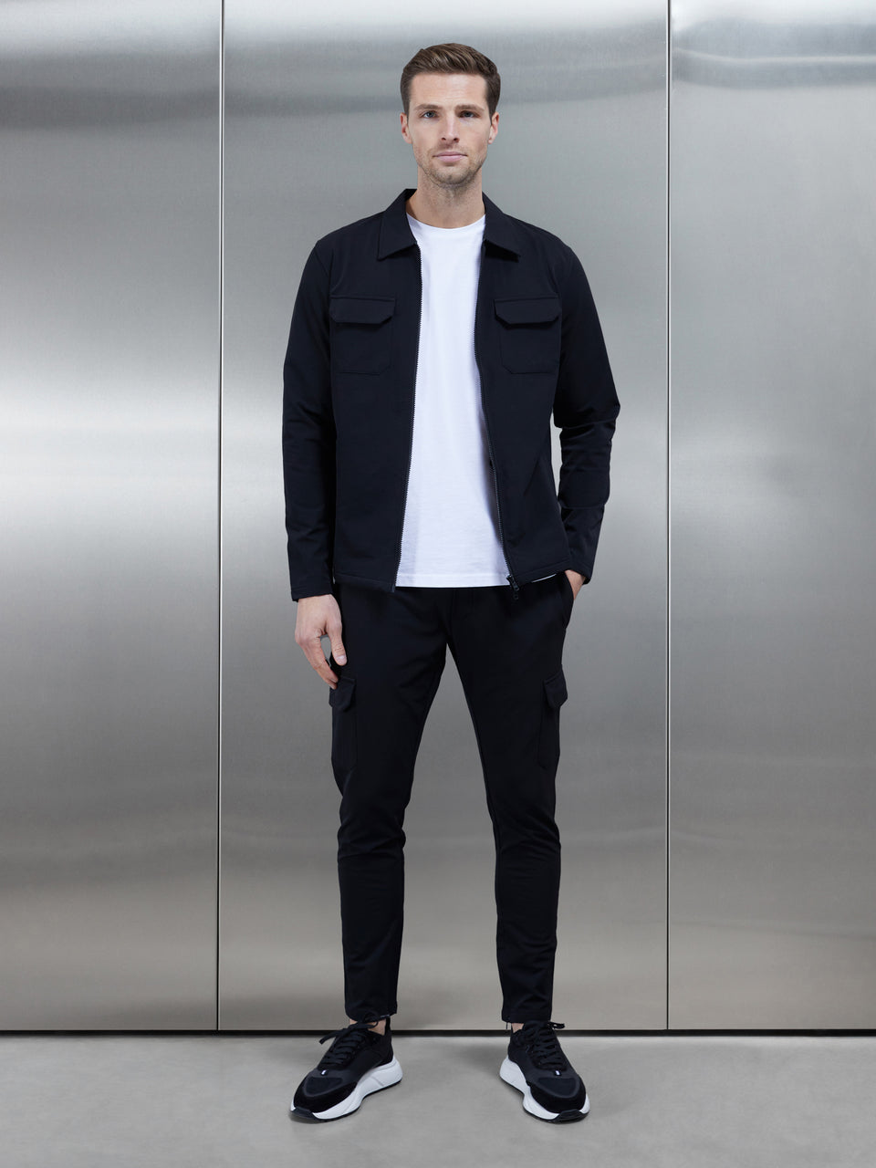 Cargo Jacket in Black