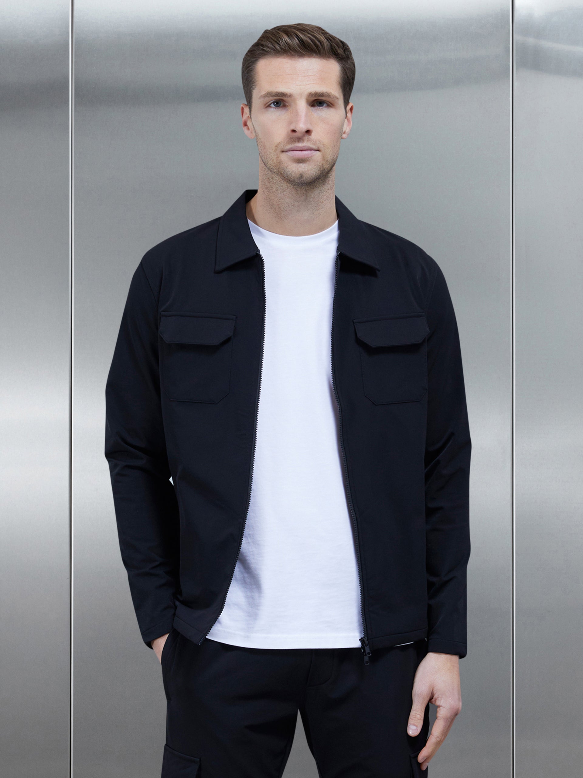 Cargo Jacket in Black