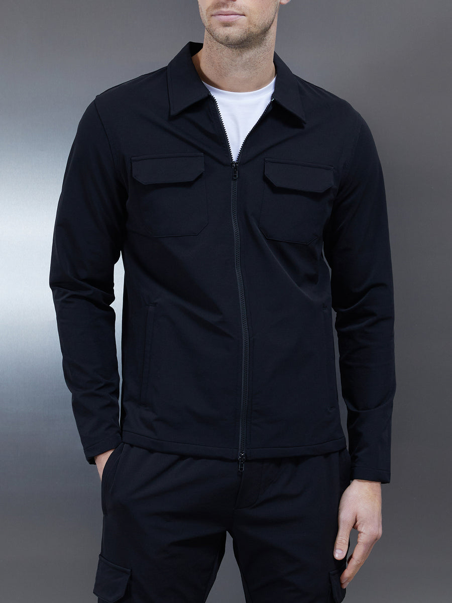 Cargo Jacket in Black