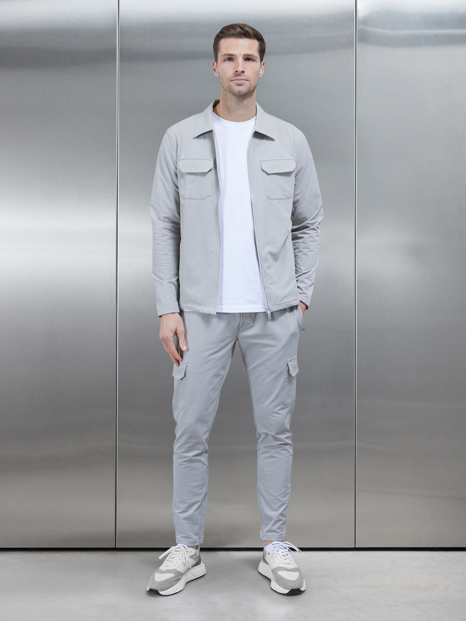 Cargo Jacket in Stone