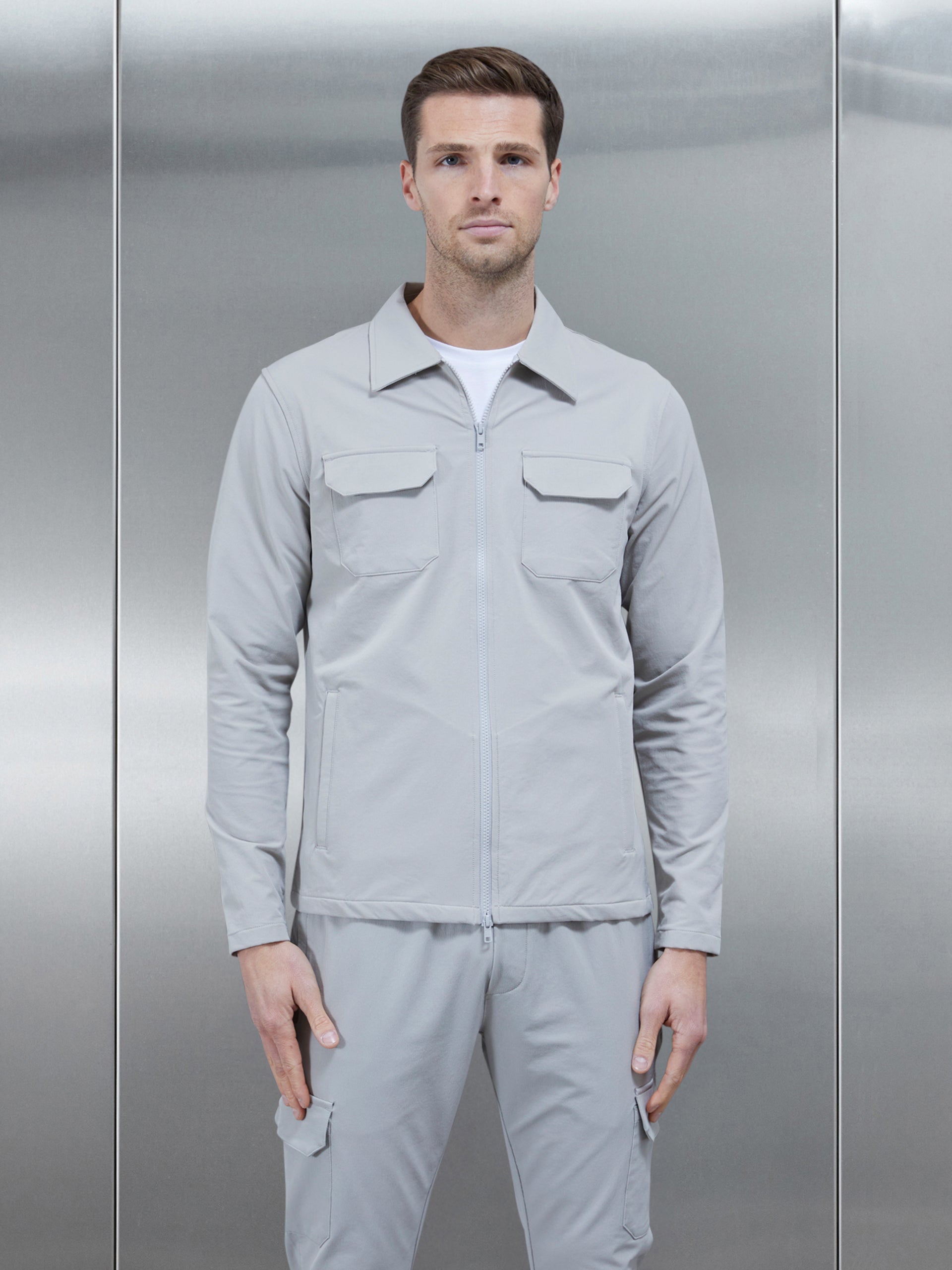 Cargo Jacket in Stone