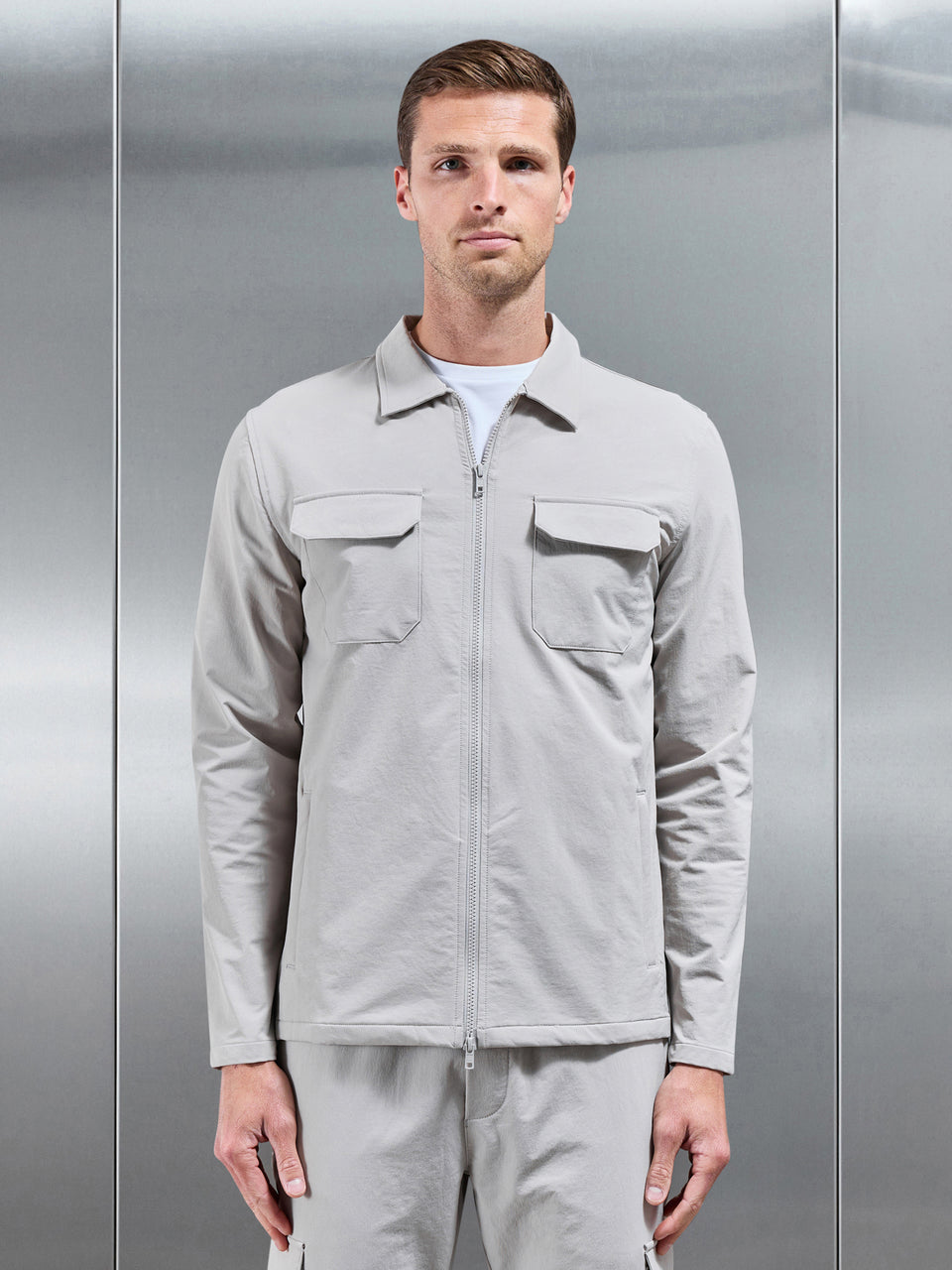 Cargo Jacket in Stone