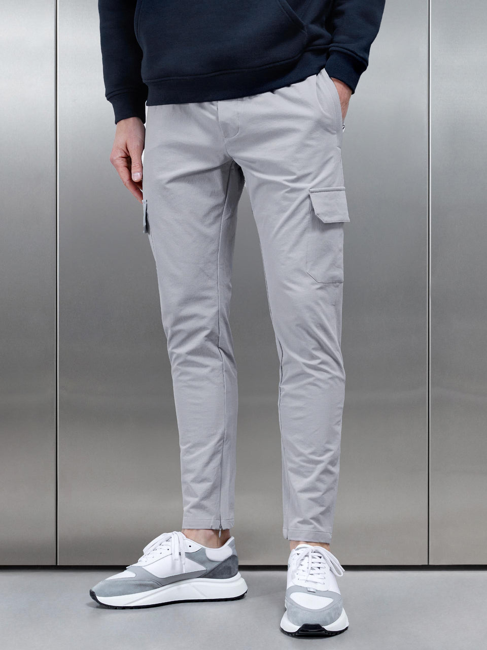 Cargo Pant in Mid Grey