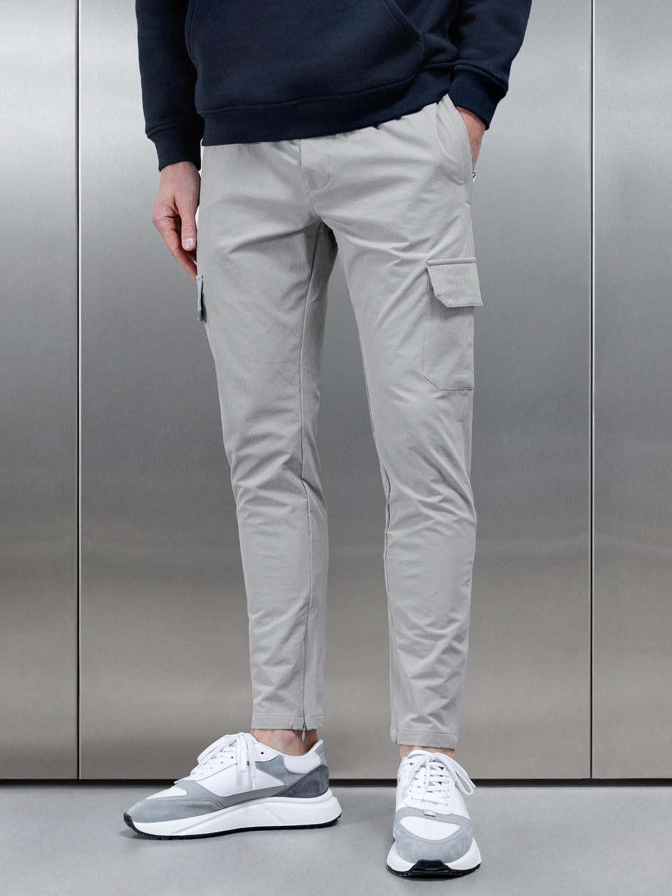 Cargo Pant in Mid Grey