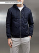 Shell Padded Windbreaker in Navy