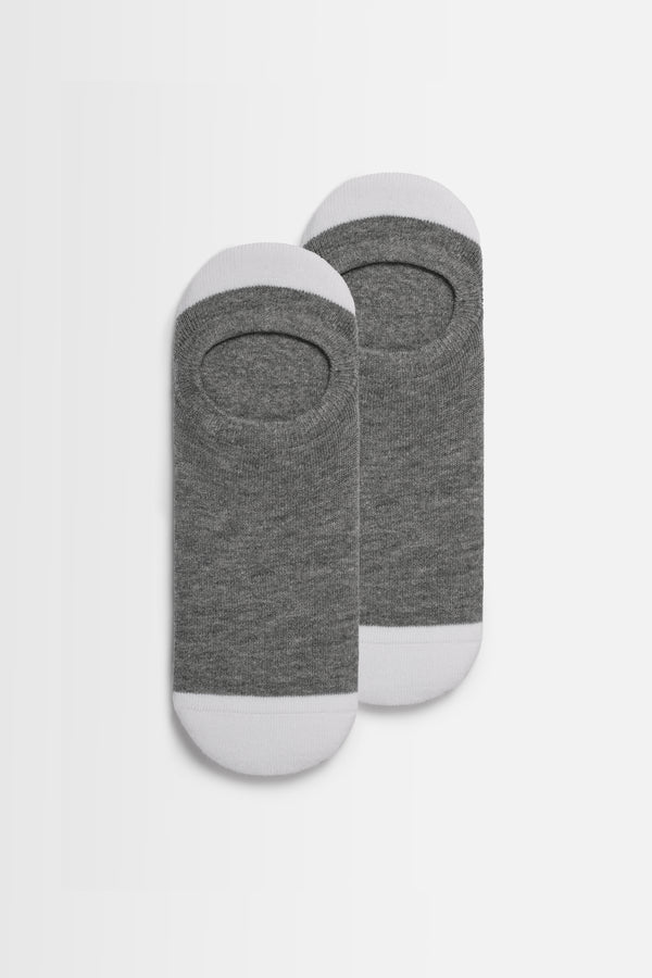 3 Pack ARNE Invisible Socks in Black White Grey