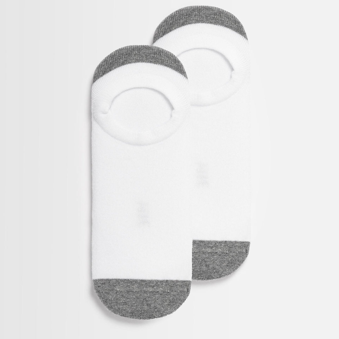 3 pack ARNE Invisible Socks in White